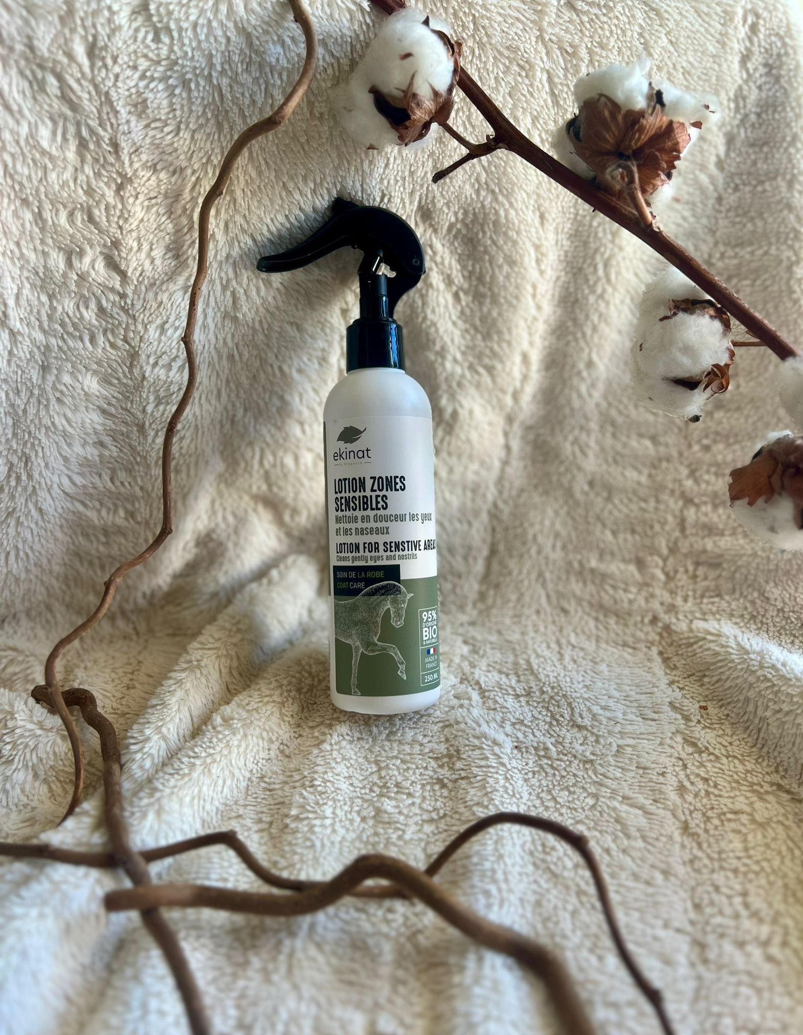 Lotion zone sensible